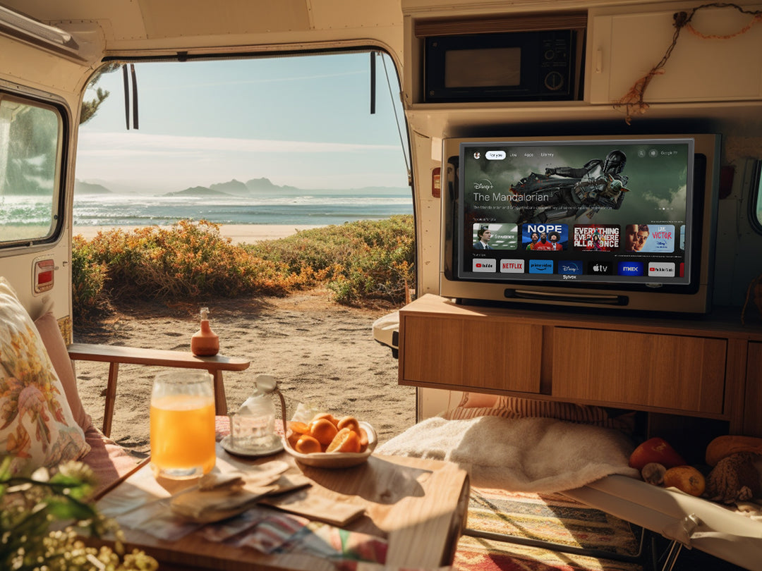 The ideal 12V TV solution for on-the-go adventures