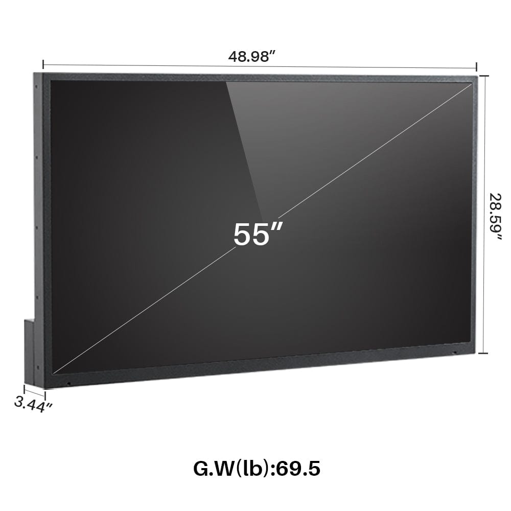 55" Waterproof Outdoor TV (Partial Sun)-Deck Series