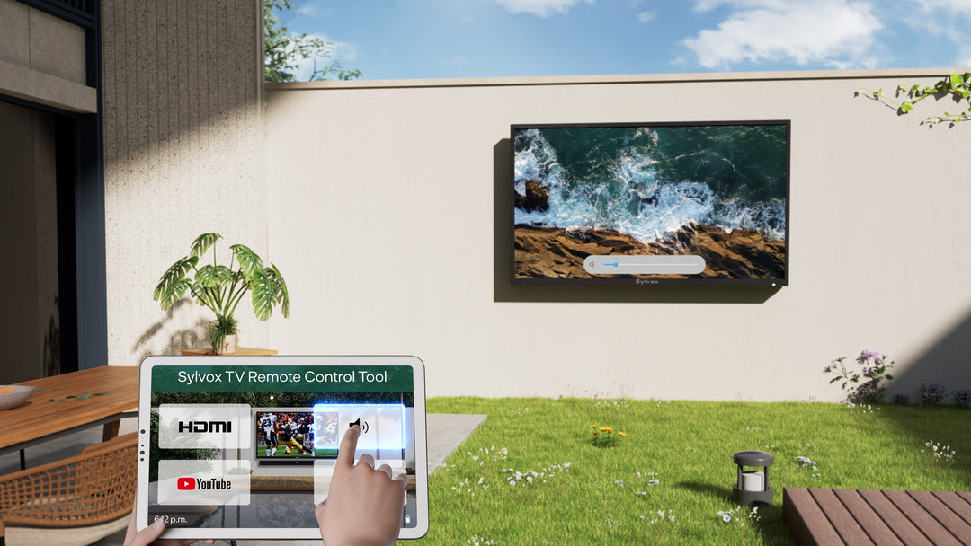 Sylvox Outdoor TV works seamlessly with Control4 for effortless smart-home control.