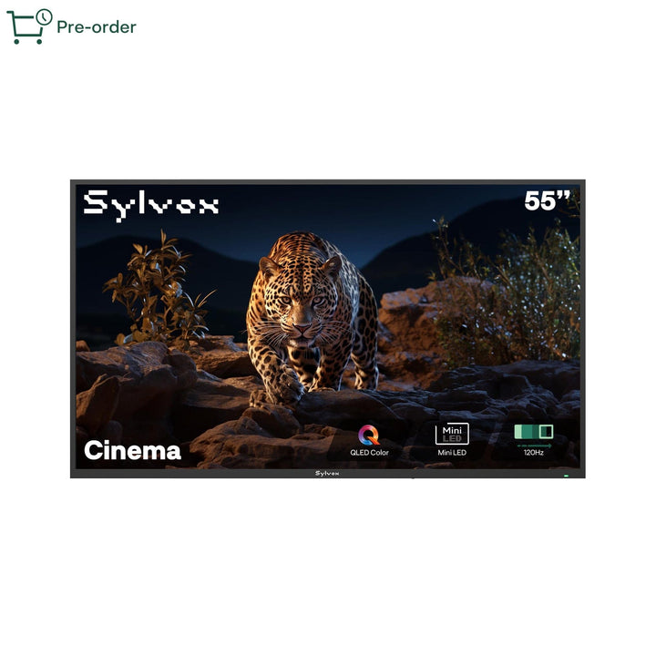 Sylvox Cinema 55" Helio QLED 120HZ Outdoor TV(2500Nits)-2025 Model