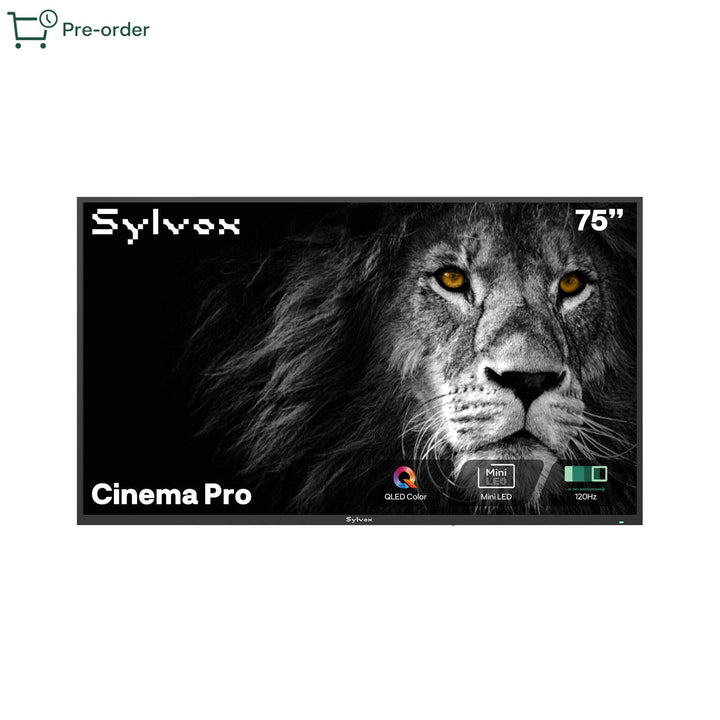 Sylvox Cinema Pro 75" Helio QLED 120HZ Outdoor TV(3500Nits)-2025 Model