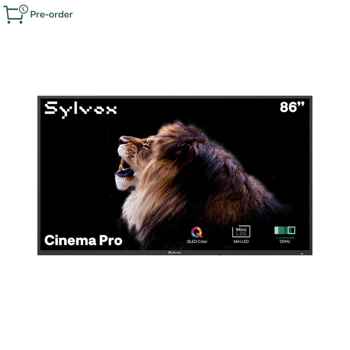 Sylvox Cinema Pro 86" Helio QLED 120HZ Outdoor TV(5000Nits)-2025 Model