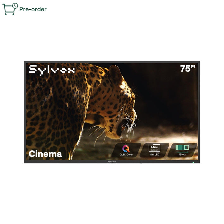 Sylvox Cinema 75" Helio QLED 120HZ Outdoor TV(2500Nits)-2025 Model