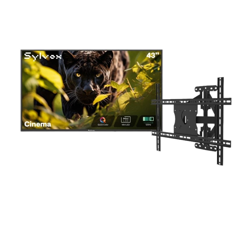 Sylvox Cinema 43" Helio QLED 120HZ Outdoor TV(2500Nits)-2025 Model