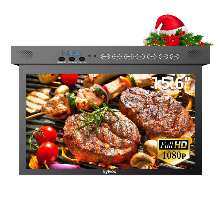 SYLVOX 15.6" Smart Under Cabinet Kitchen TV(Black-New Arrival)