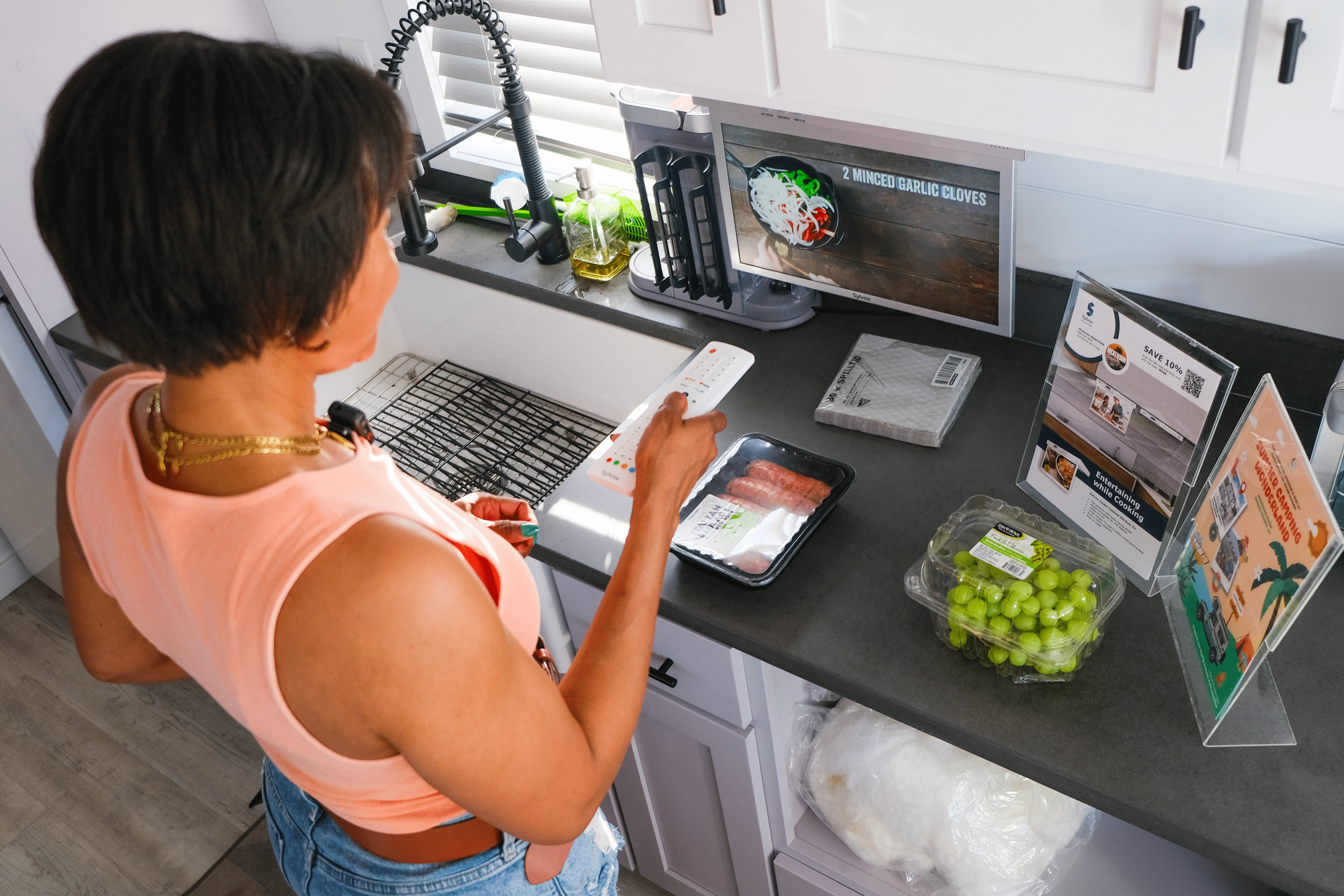 Used for cooking in the kitchen