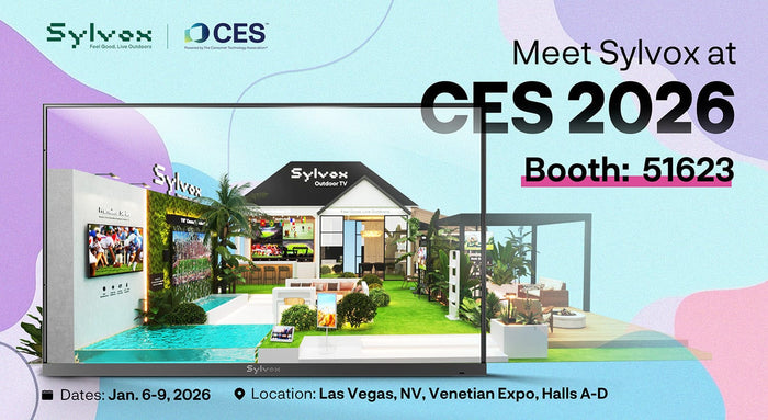 World’s First Frameless Outdoor TV to Debut at CES 2026 by Sylvox, Red ...