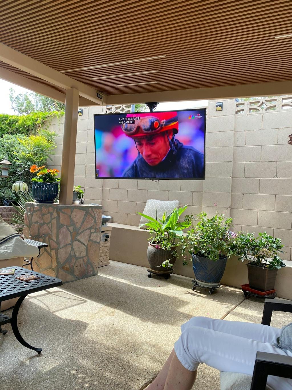 55″ Deck Pro QLED 2.0 Waterproof Outdoor TV | Sylvox Smart Google