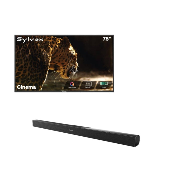 Sylvox Cinema 75" Helio QLED 120HZ Outdoor TV(2500Nits)-2025 Model