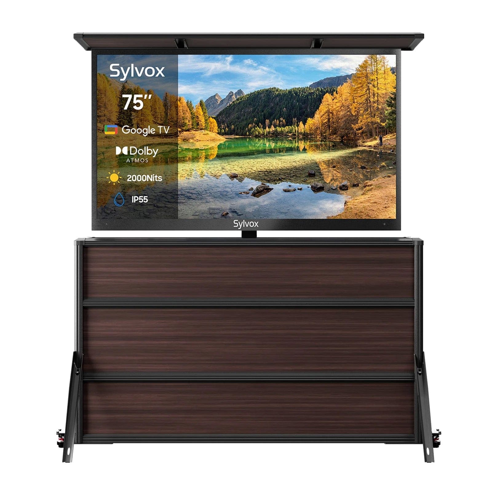 75″ Outdoor TV Lift Cabinet | Sylvox Waterproof Motorized Outdoor
