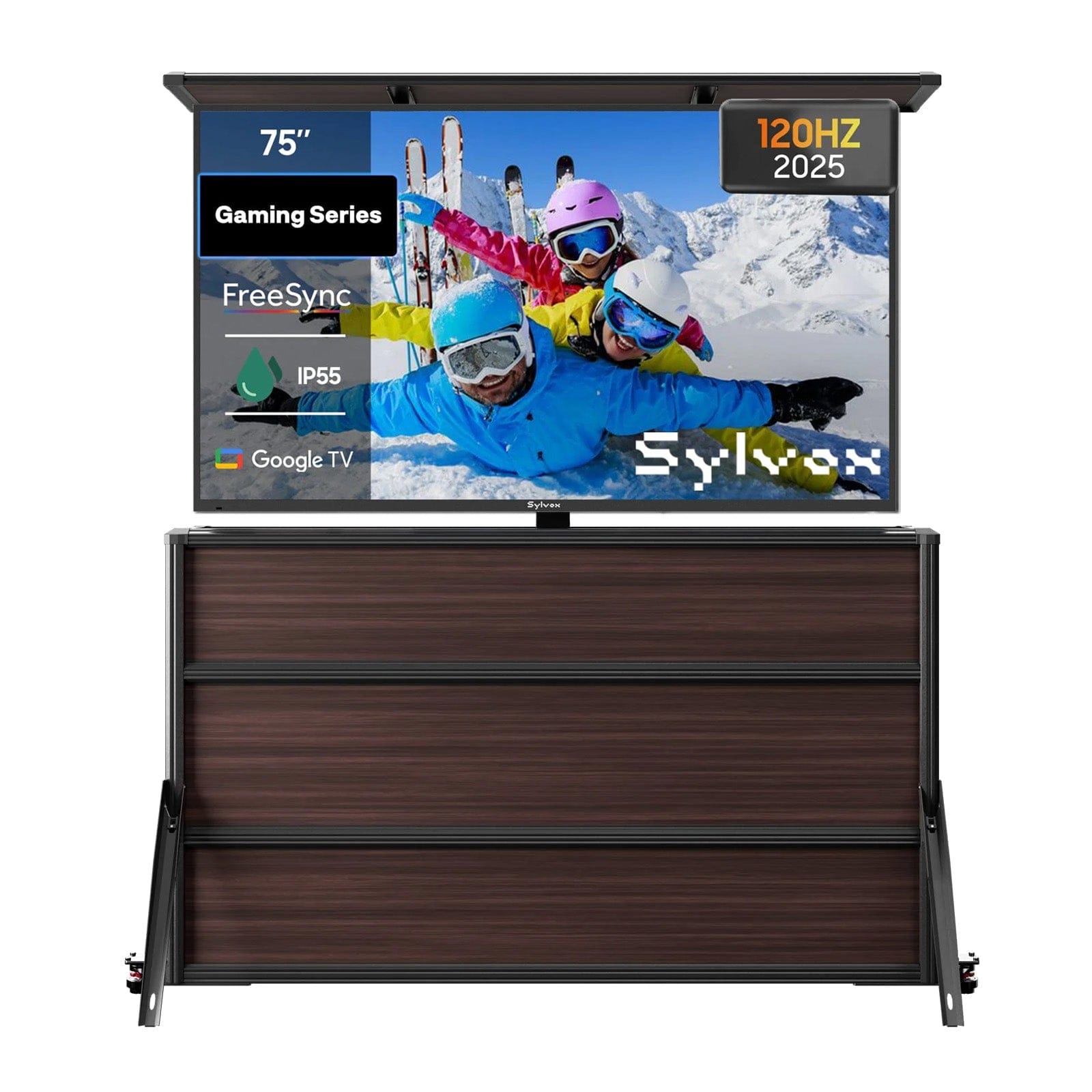 75″ Outdoor TV Lift Cabinet | Sylvox Waterproof Motorized Outdoor