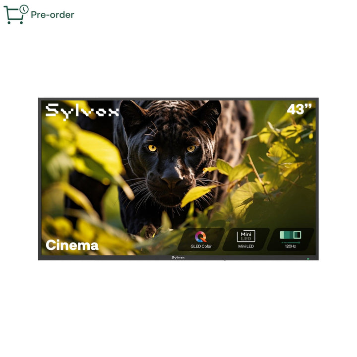 Sylvox Cinema 43" Helio QLED 120HZ Outdoor TV(2500Nits)-2025 Model