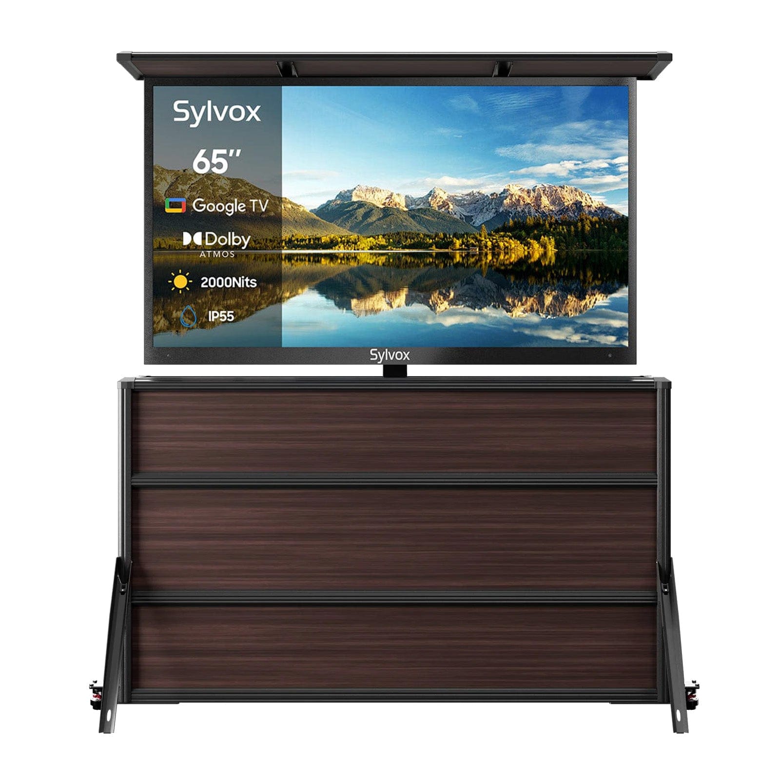65″ Outdoor TV Lift Cabinet | Sylvox Waterproof Motorized Outdoor