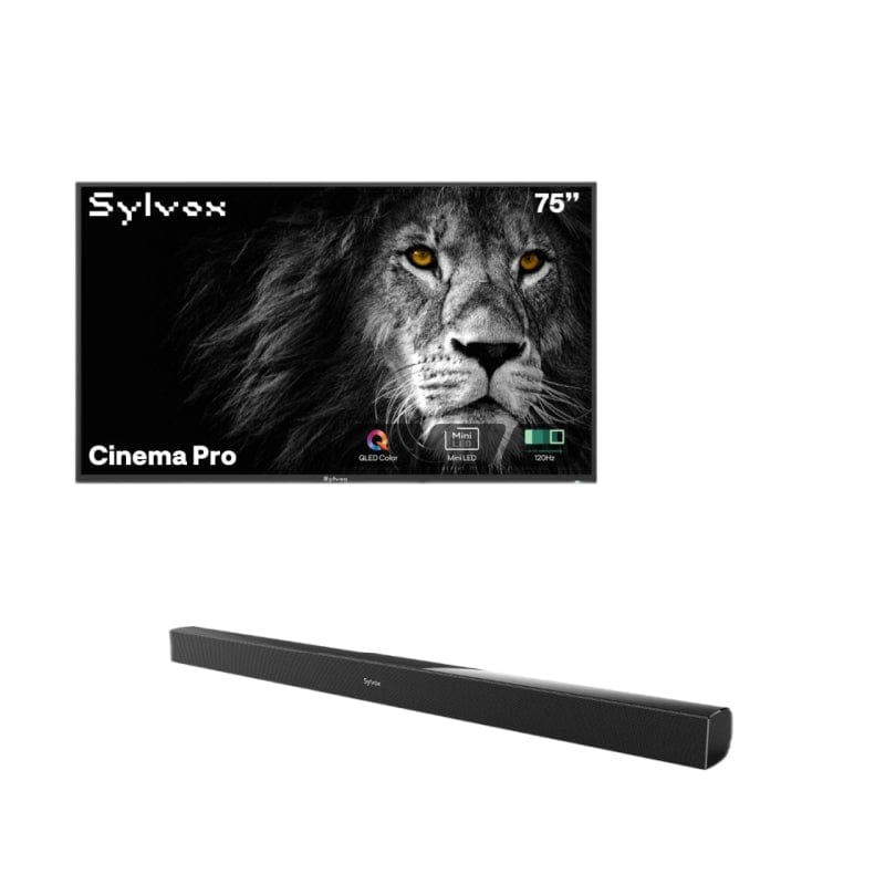 Sylvox Cinema Pro 75" Helio QLED 120HZ Outdoor TV(3500Nits)-2025 Model