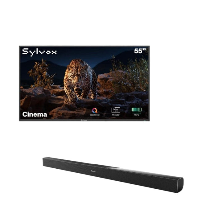 Sylvox Cinema 55" Helio QLED 120HZ Outdoor TV(2500Nits)-2025 Model