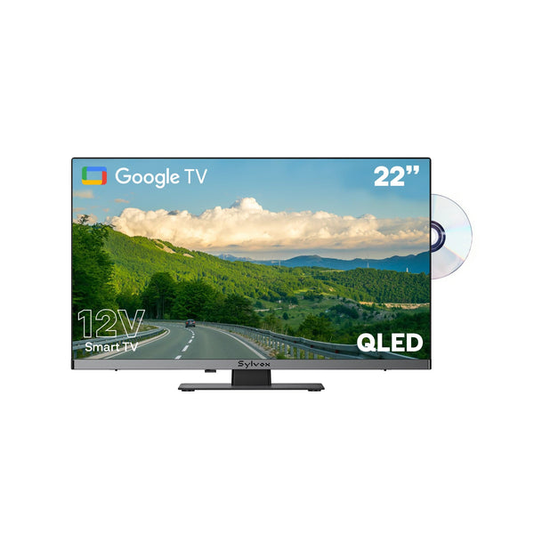 22″ Sylvox Limo QLED 12V TV | Smart QLED TV for RV, Camper