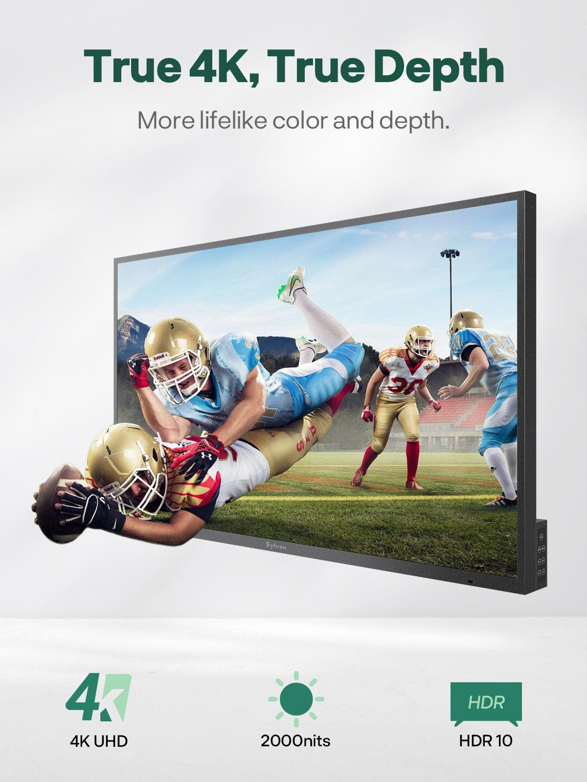65″ Pool Pro 3.0 LOCK Full Sun Outdoor TV with Anti-Theft Lock