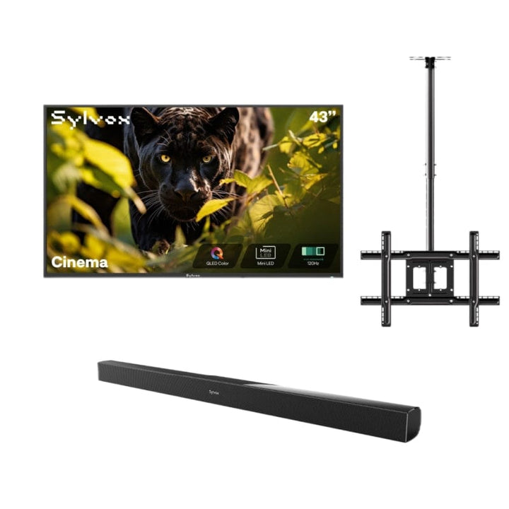 Sylvox Cinema 43" Helio QLED 120HZ Outdoor TV(2500Nits)-2025 Model