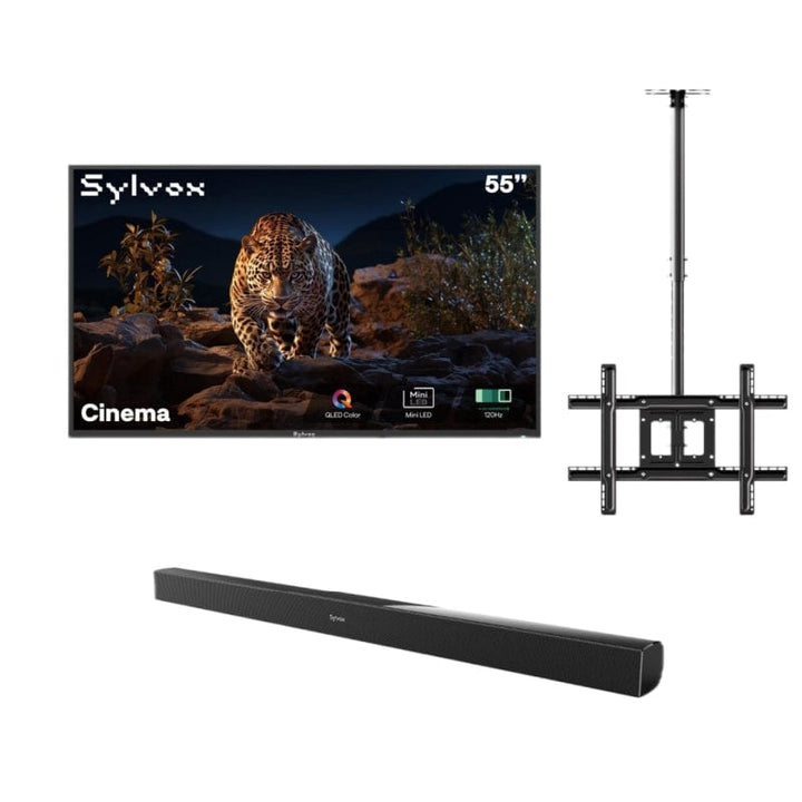 Sylvox Cinema 55" Helio QLED 120HZ Outdoor TV(2500Nits)-2025 Model