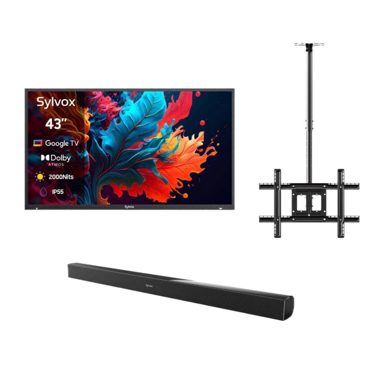 43" Premium QLED Google Outdoor TV - 2024 Pool Pro QLED 2.0 Series(NEW)