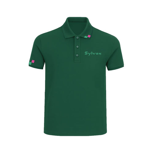 Sylvox Green Cotton Polo Shirt