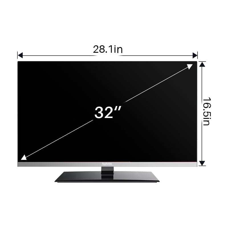 Portable DVD Television Smart 32 Full HD LED TV Small Screen TV LCD Glass  DC 12V TV - China 12V Smart DVD TV and LCD TV price
