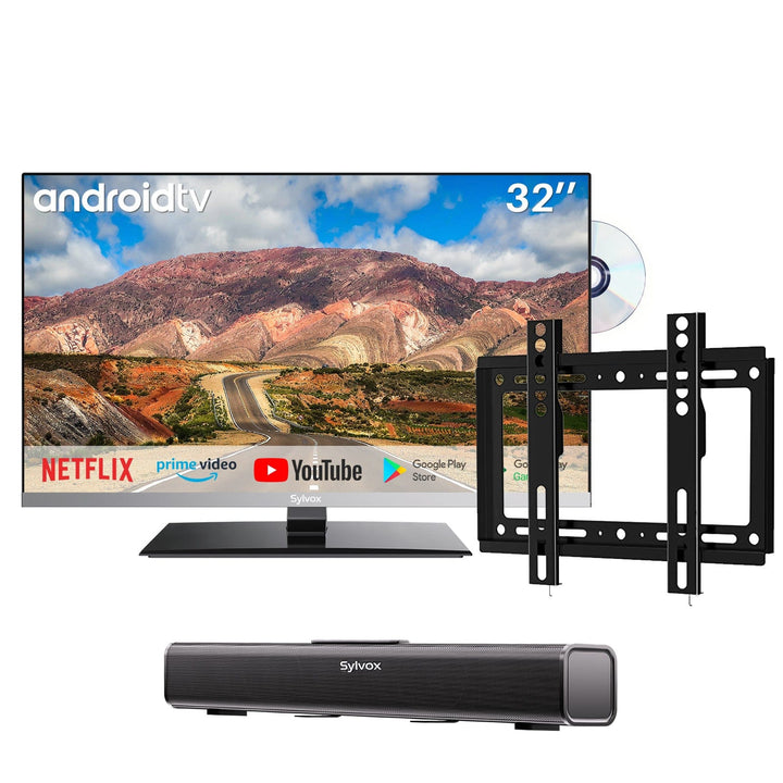 32'' Smart 12V RV TV-DVD Combo for Home and On-The-Go(Limo series)