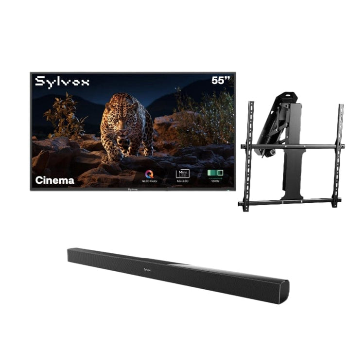 Sylvox Cinema 55" Helio QLED 120HZ Outdoor TV(2500Nits)-2025 Model