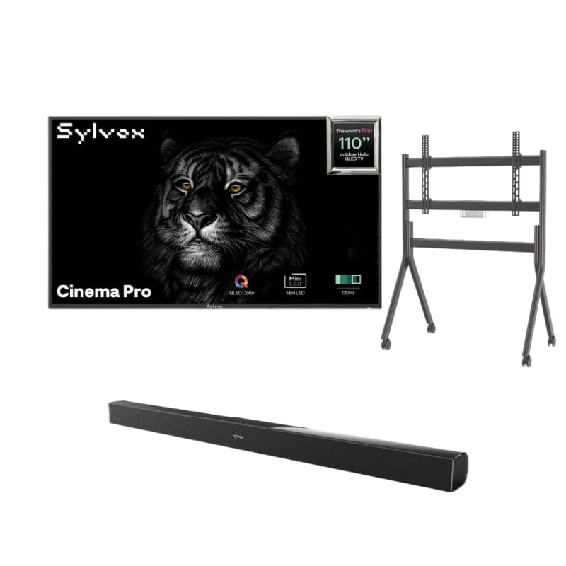 Sylvox Cinema Pro 110" Helio QLED 120HZ Outdoor TV(5000Nits)-2025 Model