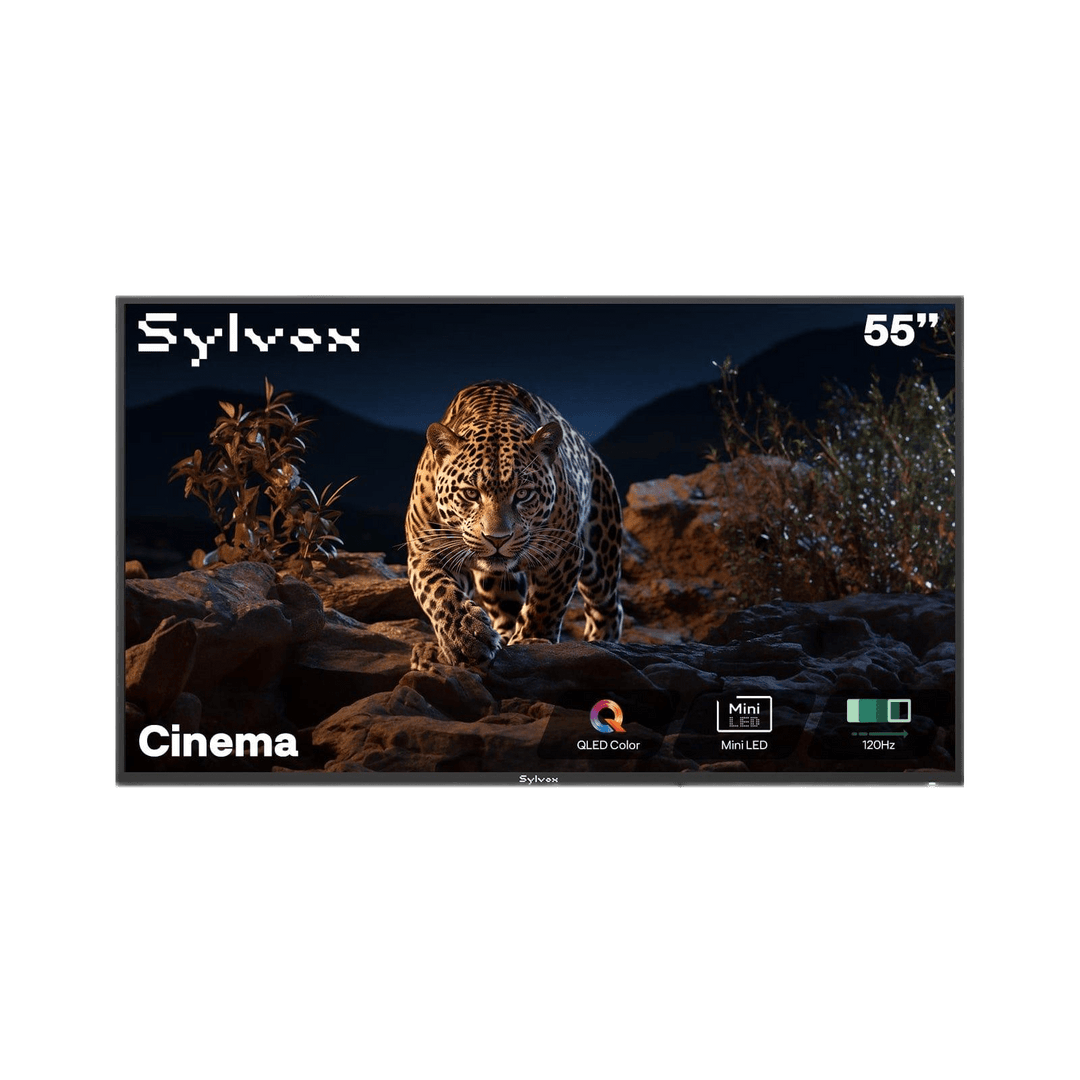 Sylvox Cinema 55" Helio QLED 120HZ Outdoor TV(2500Nits)-2025 Model