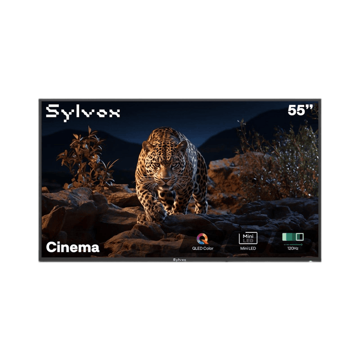 Sylvox Cinema 55" Helio QLED 120HZ Outdoor TV(2500Nits)-2025 Model