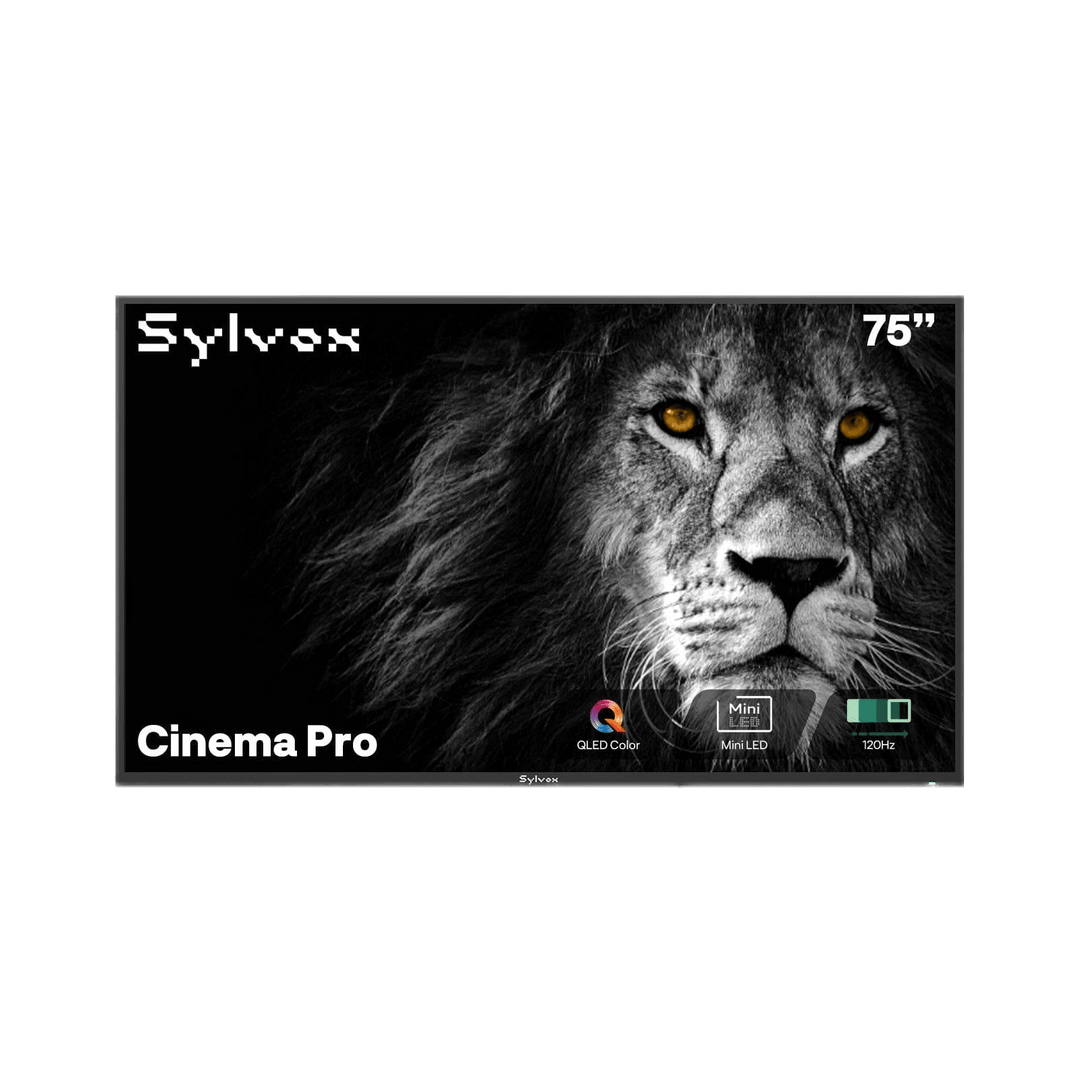 Sylvox Cinema Pro 75" Helio QLED 120HZ Outdoor TV(3500Nits)-2025 Model