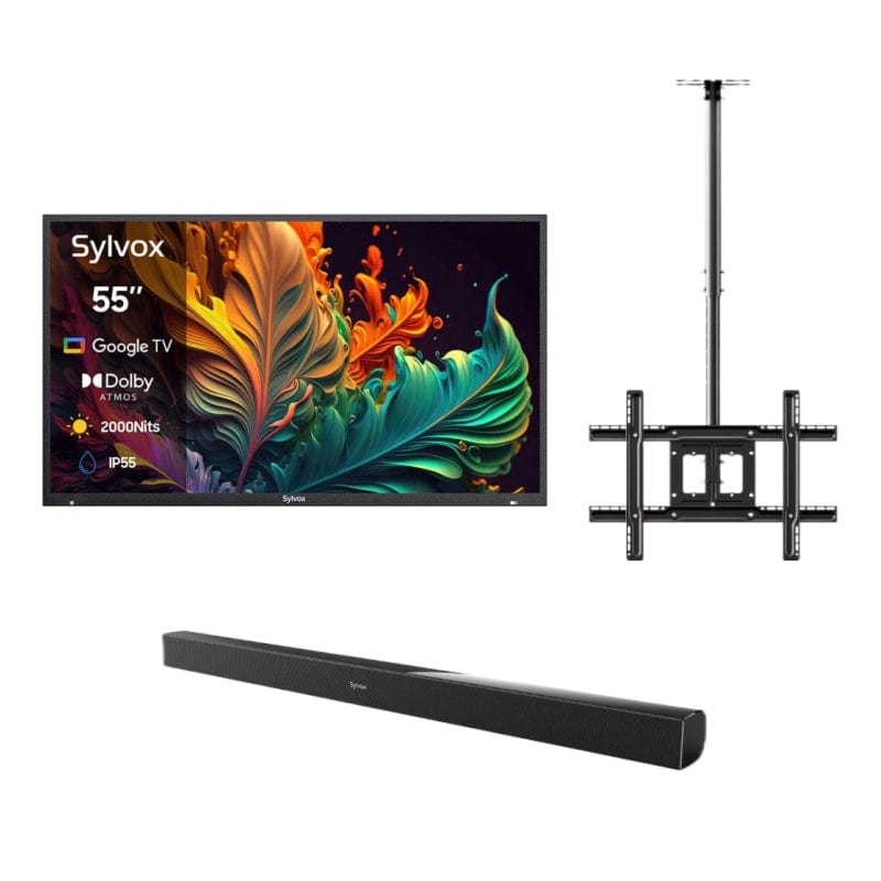 55" Premium QLED Google Outdoor TV - 2024 Pool Pro QLED 2.0 Series(NEW)