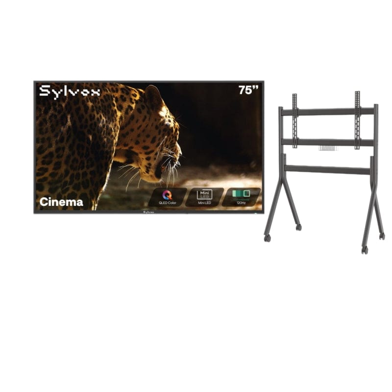 75″ Cinema Full Sun Outdoor TV | Sylvox Waterproof Smart Google TV