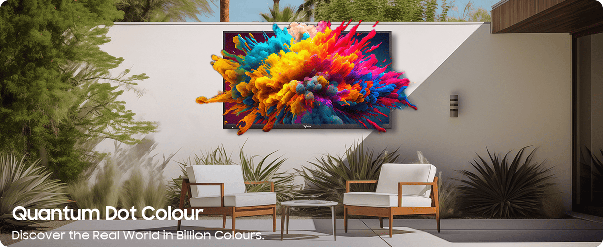 QLED outdoor television picture quality