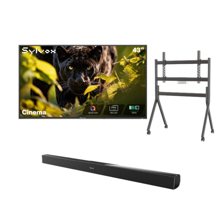 Sylvox Cinema 43" Helio QLED 120HZ Outdoor TV(2500Nits)-2025 Model