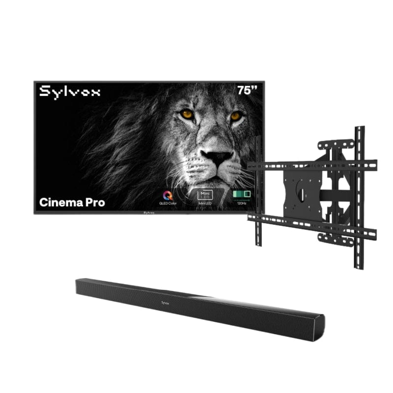 Sylvox Cinema Pro 75" Helio QLED 120HZ Outdoor TV(3500Nits)-2025 Model