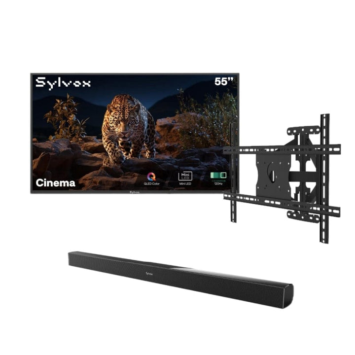 Sylvox Cinema 55" Helio QLED 120HZ Outdoor TV(2500Nits)-2025 Model