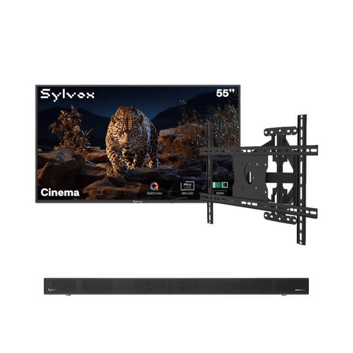 Sylvox Cinema 55" Helio QLED 120HZ Outdoor TV(2000Nits)-2025 Model