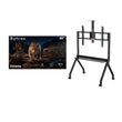 TV+Rolling TV Cart (43"-55")