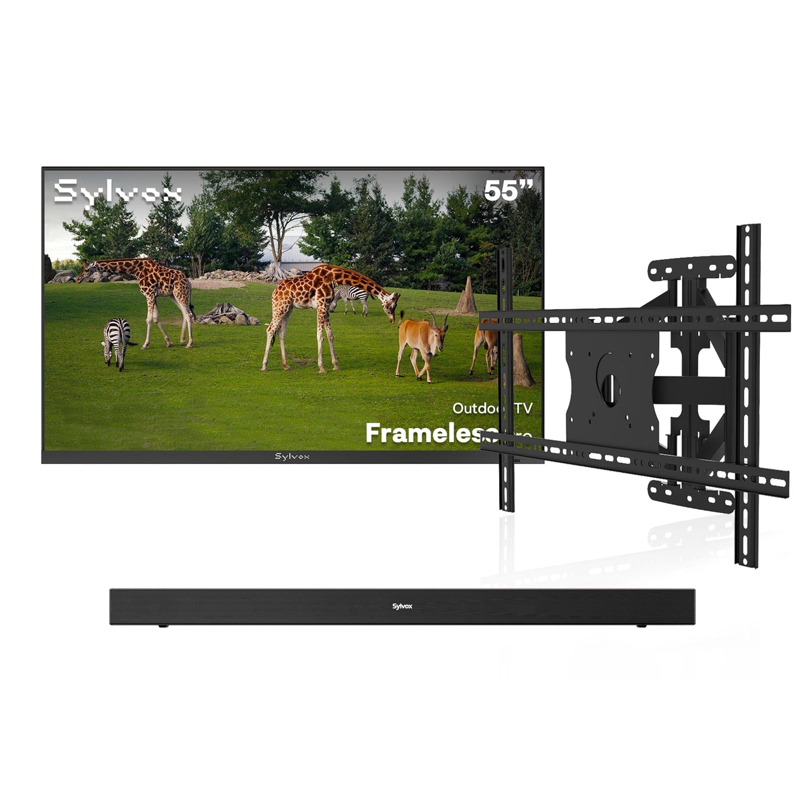 【新生活応援】YouTubeもTVも！37型TV&Chromecast4Kセット 55″ Frameless Pro Full Sun Outdoor TV | Sylvox Waterproof Smart