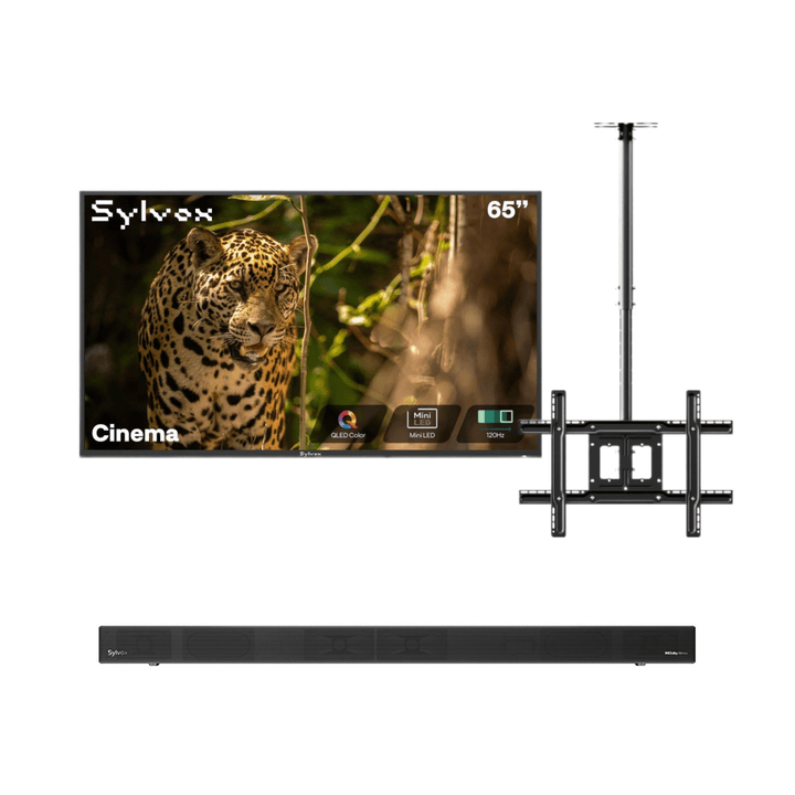 Sylvox Cinema 55" Helio QLED 120HZ Outdoor TV(2000Nits)-2025 Model