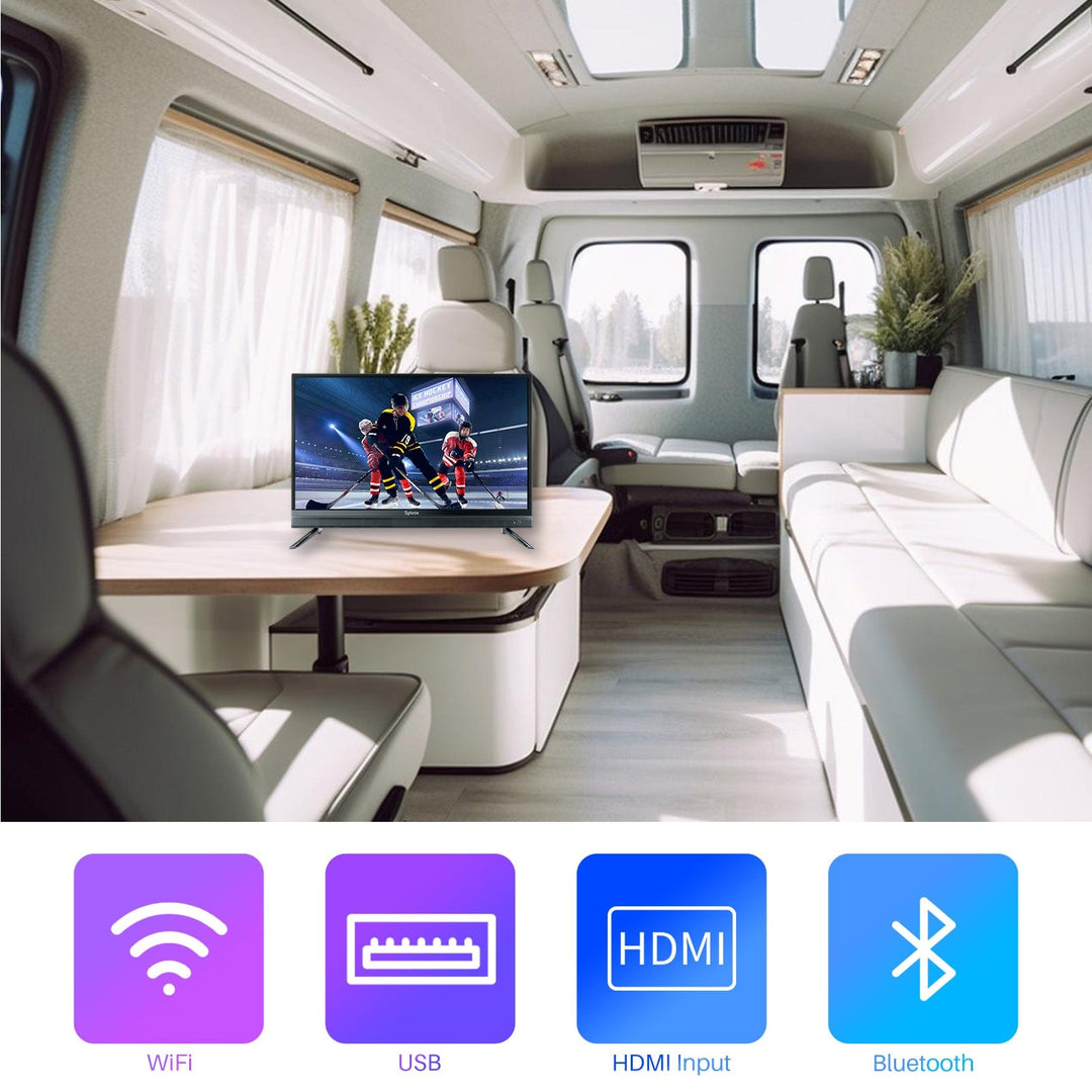 <b>NEW</b>-32" Smart 12V RV TV( 2024 Google TV) -No DVD Combo-Vehicle seies