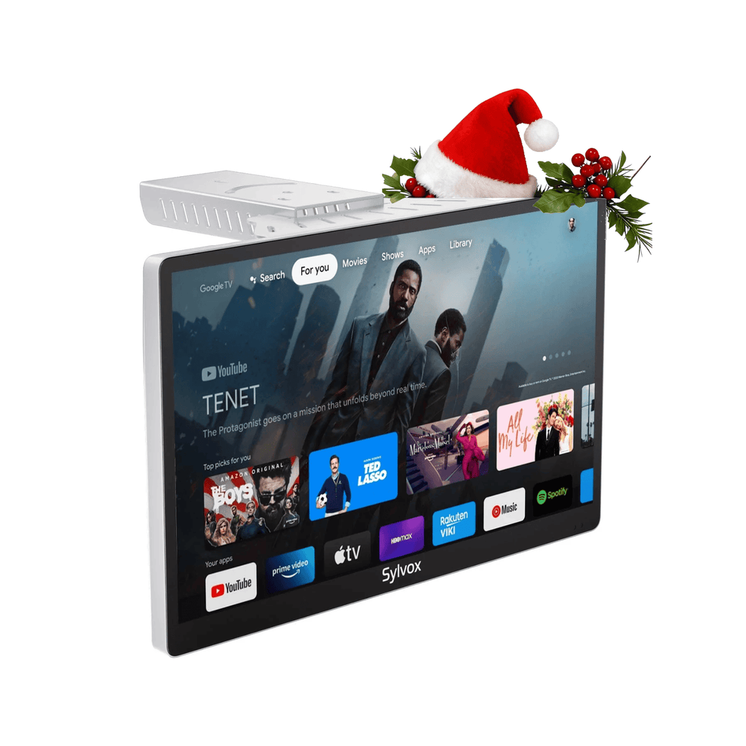 Sylvox 15.6" Under Cabinet Kitchen TV(2024 New Mode)