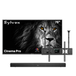Sylvox Cinema Pro 75" Helio QLED Outdoor TV-( 120HZ, 3500Nits)