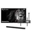 Sylvox Cinema Pro 75" Helio QLED Outdoor TV-( 120HZ, 3500Nits)