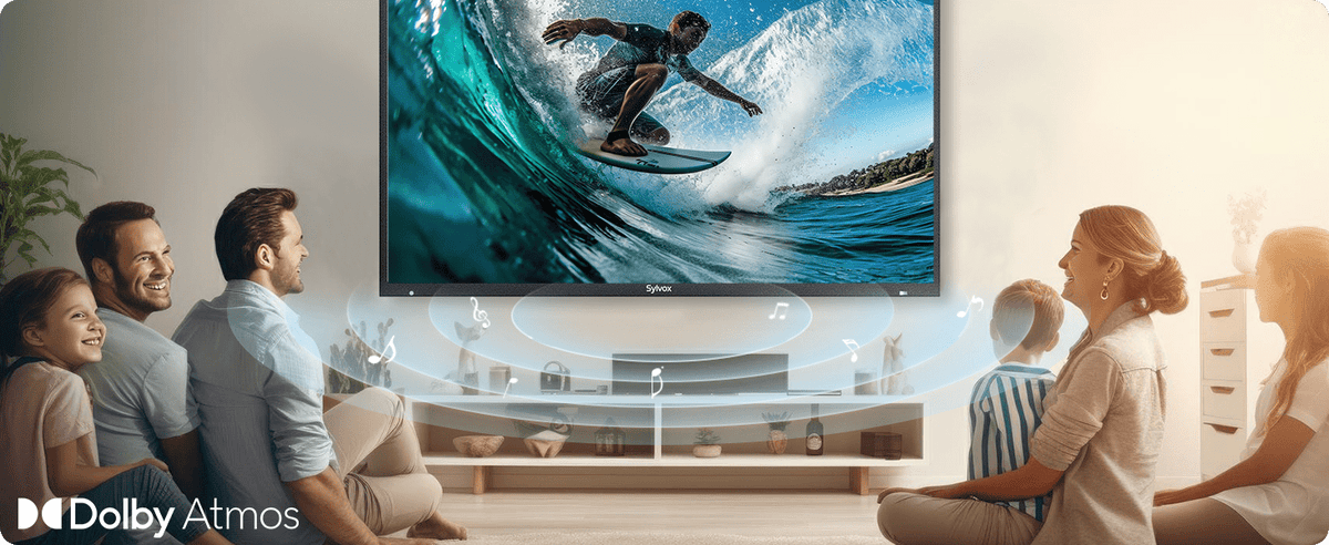 Outdoor television entertainment experience with Dolby technologies