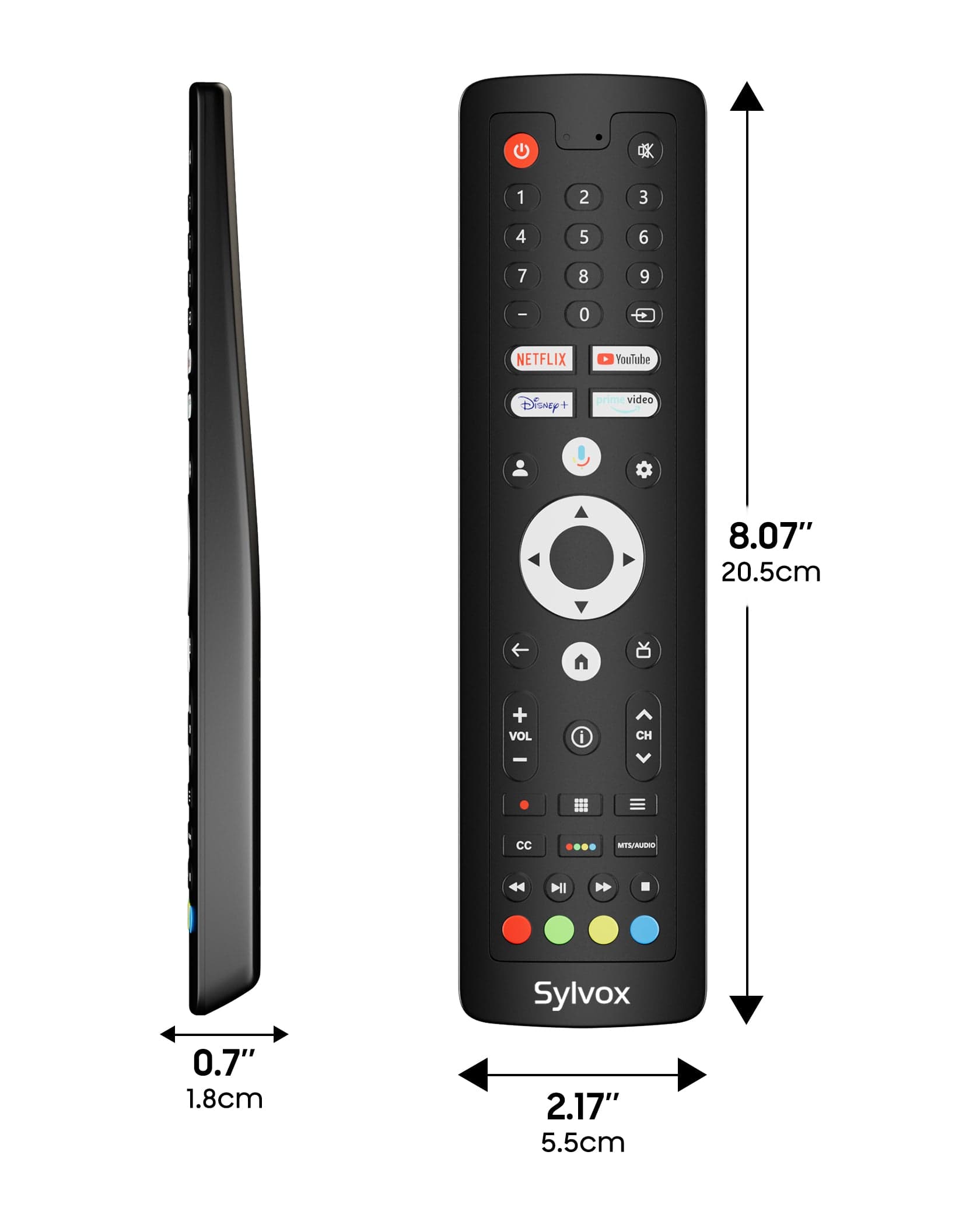 Universal Remote-Control for Google TV 2.0 – SYLVOX