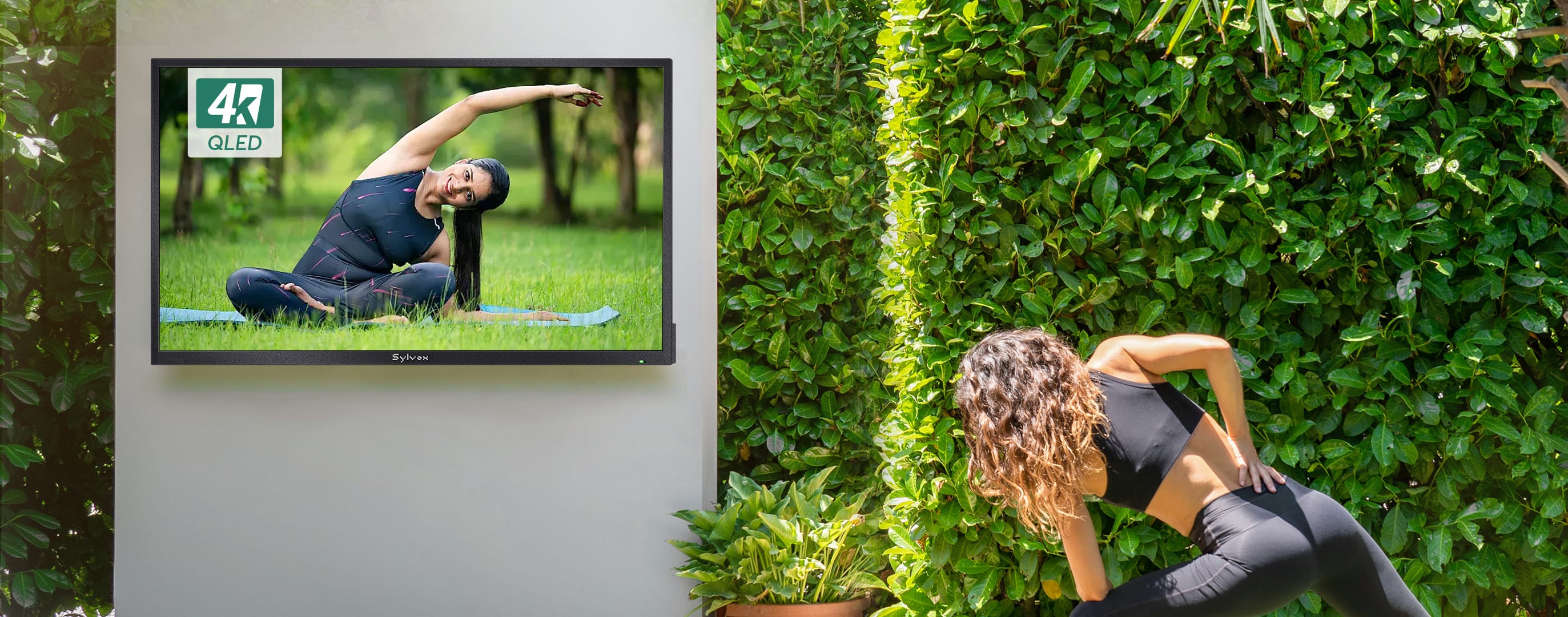 65″ Deck Pro QLED 2.0 Waterproof Outdoor TV | Sylvox Smart Google