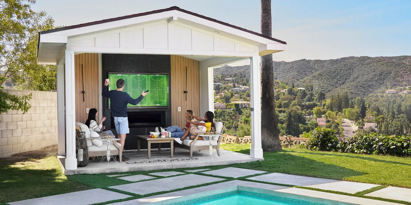 Bright patio viewing
